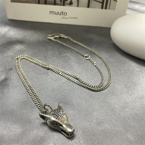70% off jewelry sales ancient made old box wolf head pendant lovers chain sweater clavicle chain pendant, Silver
70% off jewelry sales ancient made old box wolf head pendant lovers chain sweater clavicle chain pendant, Silver