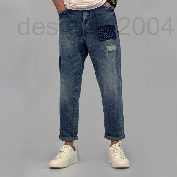 men's jeans designer fashion brand autumn and winter new jeans men's personality fashion hole patch loose straight pants versatili, Blue
men's jeans designer fashion brand autumn and winter new jeans men's personality fashion hole patch loose straight pants versatili, Blue