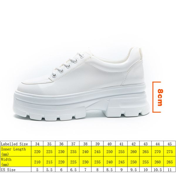 8cm leather shoes oxford loafer genuine leather patent platform wedge spring autumn shoes sneakers summer fashion sneakers, Black;yellow
8cm leather shoes oxford loafer genuine leather patent platform wedge spring autumn shoes sneakers summer fashion sneakers, Black;yellow