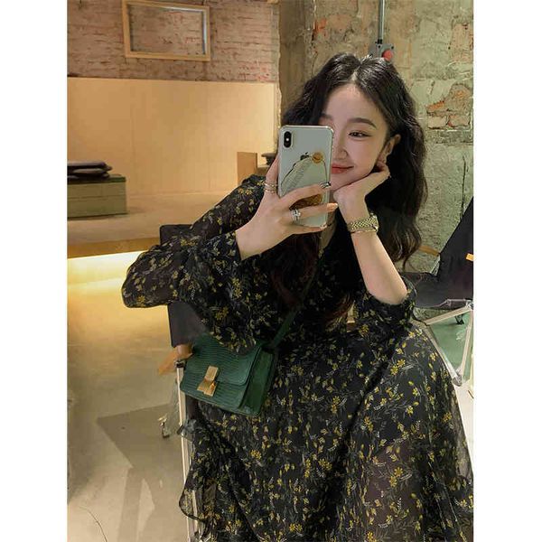casual dresses 2022 spring tea break french design sense of minority long sleeve v-neck chiffon floral dress a1fz, Black;gray
casual dresses 2022 spring tea break french design sense of minority long sleeve v-neck chiffon floral dress a1fz, Black;gray