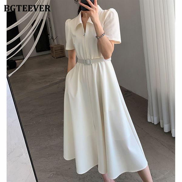 summer fashion turn-down collar women dress short sleeve zippers belted slim waist ladies vestidos female a-line dress, Black;gray
summer fashion turn-down collar women dress short sleeve zippers belted slim waist ladies vestidos female a-line dress, Black;gray