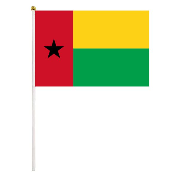 guinea bissau hand waving flags 14x21 cm polyester country banner with plastic flagpoles for parades sports events festival celebrations
guinea bissau hand waving flags 14x21 cm polyester country banner with plastic flagpoles for parades sports events festival celebrations
