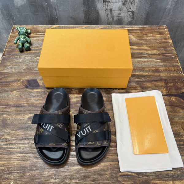 trainer mule sandals luxury designer men slippers summer outdoor slides fashion mens buckles metallic leather sandal slide beach shoe size, Black
trainer mule sandals luxury designer men slippers summer outdoor slides fashion mens buckles metallic leather sandal slide beach shoe size, Black