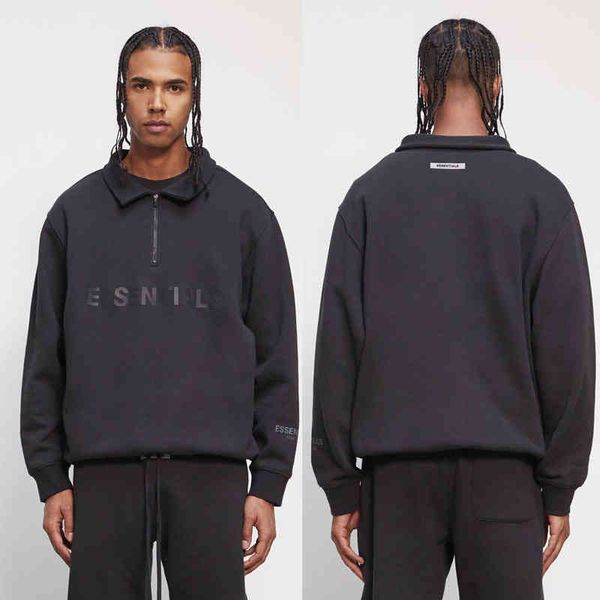 2022 new brand sweater fashion trend men and women same style factory direct sale feel thread sentials letter zip loose street plush, Black
2022 new brand sweater fashion trend men and women same style factory direct sale feel thread sentials letter zip loose street plush, Black