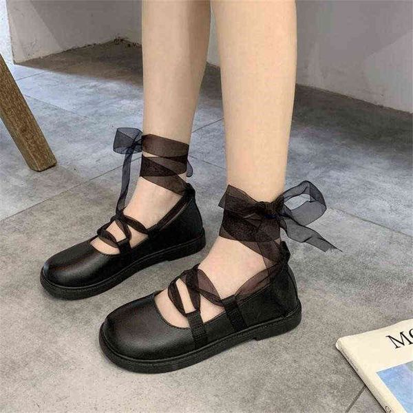 dress shoes ankle strap ballet women round toe soft leather platform flats ladies fashion gladiator lace up lolita mary janes 220518, Black
dress shoes ankle strap ballet women round toe soft leather platform flats ladies fashion gladiator lace up lolita mary janes 220518, Black