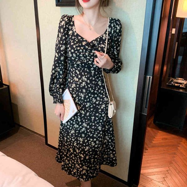 casual dresses spring floral dress women's autumn long sleeve pleated short man with thin waist and gentle skirt 9a65, Black;gray
casual dresses spring floral dress women's autumn long sleeve pleated short man with thin waist and gentle skirt 9a65, Black;gray