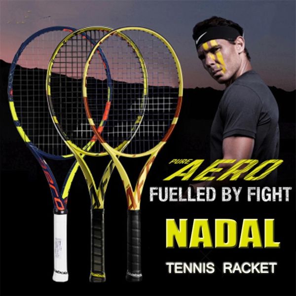 tennis racket nadal pure aero beginner professional training french open lite full carbon single set with bag271a
tennis racket nadal pure aero beginner professional training french open lite full carbon single set with bag271a