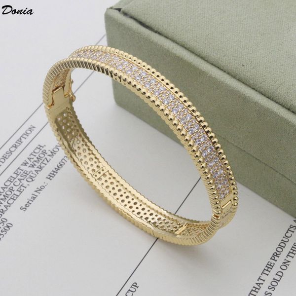 donia jewelry luxury bangle party european and american fashion classic gypsophila titanium micro-encrusted zircon designer birthday gift, Black
donia jewelry luxury bangle party european and american fashion classic gypsophila titanium micro-encrusted zircon designer birthday gift, Black