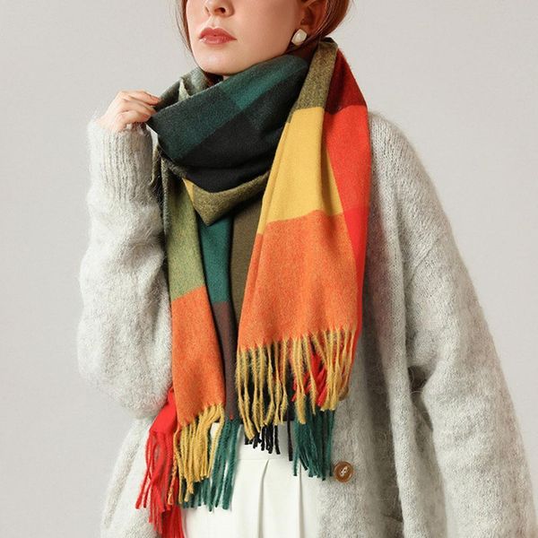 2022 cashmere women plaid scarf winter warm shawl wrap bandana long luxury brand neck bandana pashmina tassel female foulard, Blue;gray
2022 cashmere women plaid scarf winter warm shawl wrap bandana long luxury brand neck bandana pashmina tassel female foulard, Blue;gray
