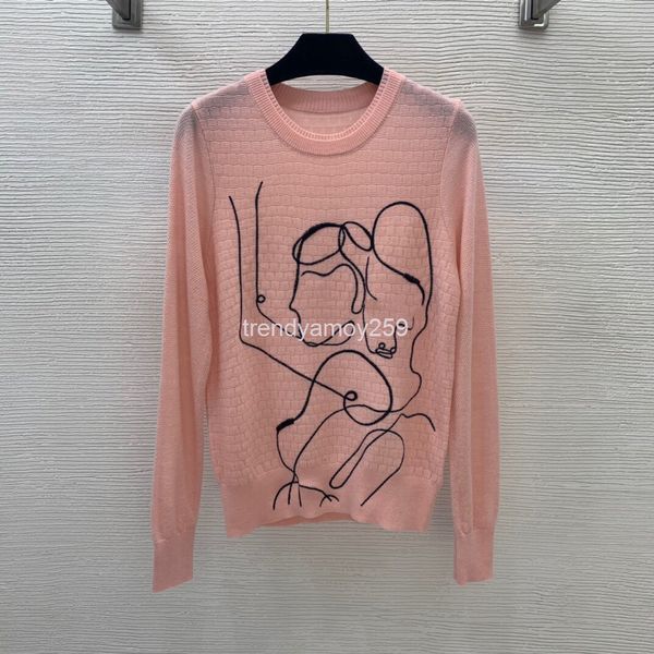 women's knits & tees early autumn and winter 100% beautiful nu wool sweater portrait embroidery long sleeve plaid top, White
women's knits & tees early autumn and winter 100% beautiful nu wool sweater portrait embroidery long sleeve plaid top, White