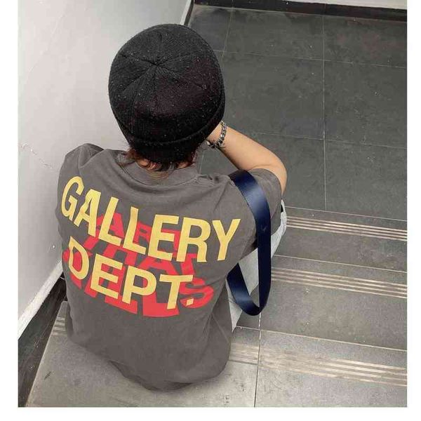 t-shirt sord gallerydept washed and used atk rainbow letter printed short sleeve high street niche, White;black
t-shirt sord gallerydept washed and used atk rainbow letter printed short sleeve high street niche, White;black