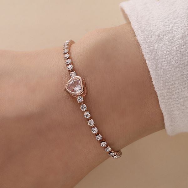 s2870 fashion jewelry heart chain bracelet zircon rhinestone inlaid adjustable bracelets, Golden;silver
s2870 fashion jewelry heart chain bracelet zircon rhinestone inlaid adjustable bracelets, Golden;silver