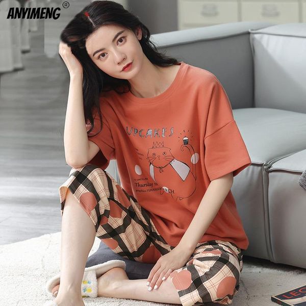 plus size womens pajamas -5xl knee-length sleepwear leisure womans big ladies elegant floral printing pyjama chic home suit, Black;red
plus size womens pajamas -5xl knee-length sleepwear leisure womans big ladies elegant floral printing pyjama chic home suit, Black;red