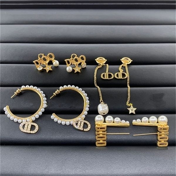2022 fashion 20% off designer jewelry d new pearl letter diamond earrings fashion trend star net red earrings, Golden
2022 fashion 20% off designer jewelry d new pearl letter diamond earrings fashion trend star net red earrings, Golden