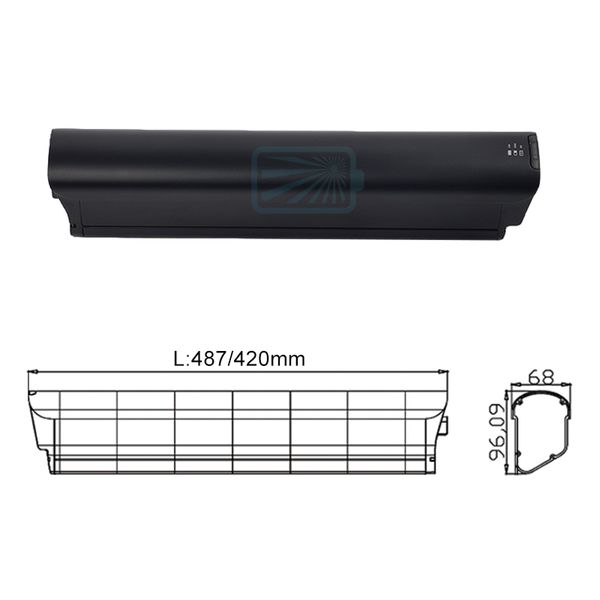 

48v 17.5ah 14ah 13ah li-ion replacement wallke battery pack 36v 15.6ah 21ah south pacific iv pro for f1 f2 and x3 pro step thru electric bic