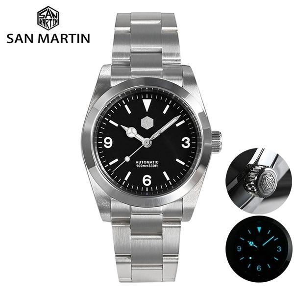 san martin 36mm explore climbing series vintage men sport watch luxury sapphire pt5000 automatic mechanical 10bar bgw-9 sn021-g 220423, Slivery;brown
san martin 36mm explore climbing series vintage men sport watch luxury sapphire pt5000 automatic mechanical 10bar bgw-9 sn021-g 220423, Slivery;brown