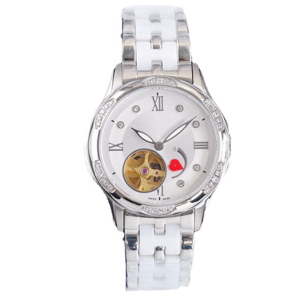 fashion women's watch diameter 35mm 316 stainless steel case ceramic strap automatic mechanical movement gem mirror life waterproof wat, Slivery;golden
fashion women's watch diameter 35mm 316 stainless steel case ceramic strap automatic mechanical movement gem mirror life waterproof wat, Slivery;golden