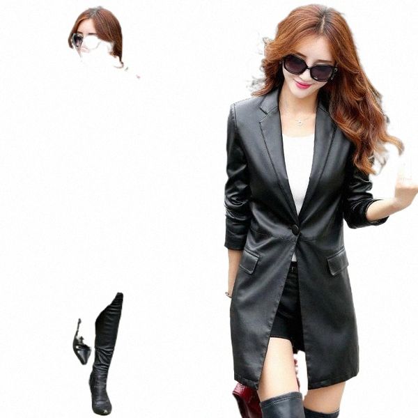 women's trench coats autumn winter fashion women medium-long full sleeve korean leather windbreaker b8wl#, Tan;black
women's trench coats autumn winter fashion women medium-long full sleeve korean leather windbreaker b8wl#, Tan;black