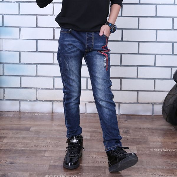 children boys jeans spring kids denim pants boys casual pencil jeans pants- children letter straight trousers lj201203, Blue
children boys jeans spring kids denim pants boys casual pencil jeans pants- children letter straight trousers lj201203, Blue