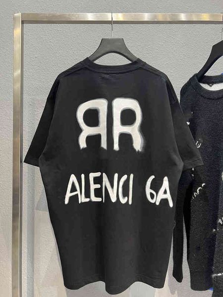 men's t-shirts high version summer paris b home back bb luminous graffiti letters men's and women's short sleeved t-shirt bot, White;black
men's t-shirts high version summer paris b home back bb luminous graffiti letters men's and women's short sleeved t-shirt bot, White;black