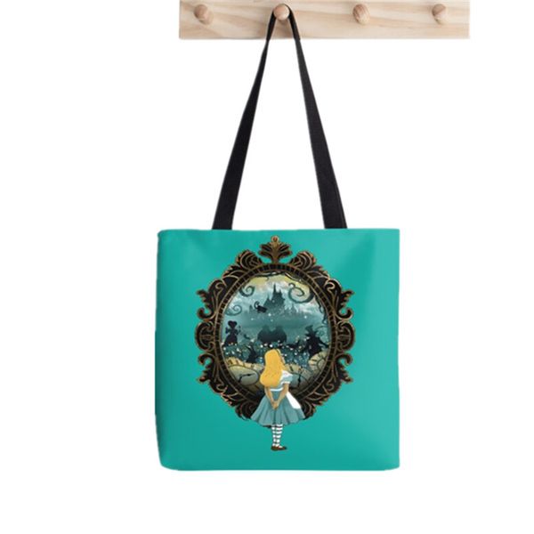 women alice in we wonderland printed kawaii bag harajuku shopping canvas shopper bag girl handbag tote shoulder lady bag
women alice in we wonderland printed kawaii bag harajuku shopping canvas shopper bag girl handbag tote shoulder lady bag