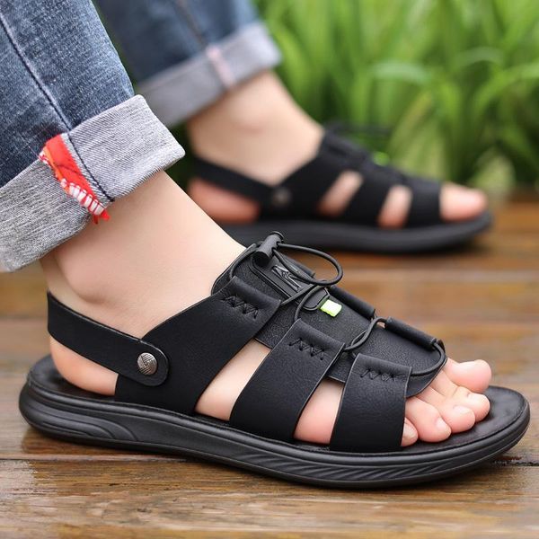 sandals men roman 2022 summer beach trend fashion men's shoes massage bottom casual platform sandalias outdoor, Black
sandals men roman 2022 summer beach trend fashion men's shoes massage bottom casual platform sandalias outdoor, Black