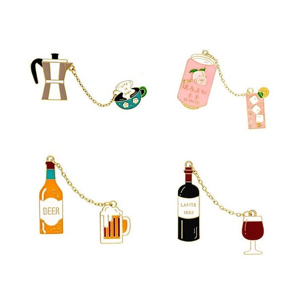 fashion enamel drip oil brooch chain alloy pin chains red wine beer coffee juice dropoil brooches chains cute women girl jewelry, Blue
fashion enamel drip oil brooch chain alloy pin chains red wine beer coffee juice dropoil brooches chains cute women girl jewelry, Blue