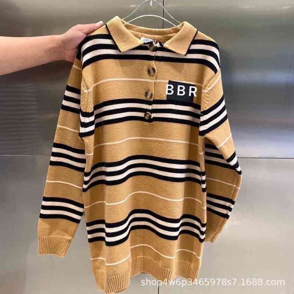good brand tees bbr autumn winter cashmere blend sweater stripe badge polo men's and women's same bf style loose kn mfoy, White
good brand tees bbr autumn winter cashmere blend sweater stripe badge polo men's and women's same bf style loose kn mfoy, White