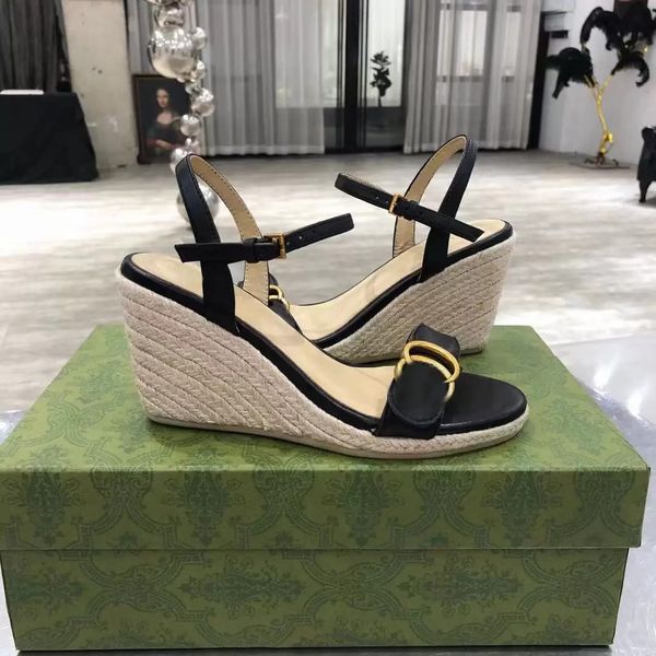 fashion leather sandal women sandals slippers marmont metal laminated leather mid heel flat dress shoes classic designer fashion ladies casu, Black
fashion leather sandal women sandals slippers marmont metal laminated leather mid heel flat dress shoes classic designer fashion ladies casu, Black