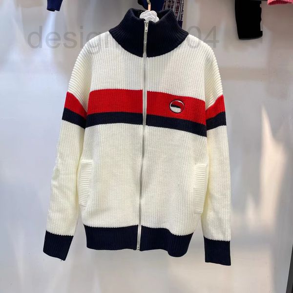 women's sweaters designer college style 2022 early autumn women's new semi high collar zipper long sleeve striped wool sweater uws, White;black
women's sweaters designer college style 2022 early autumn women's new semi high collar zipper long sleeve striped wool sweater uws, White;black
