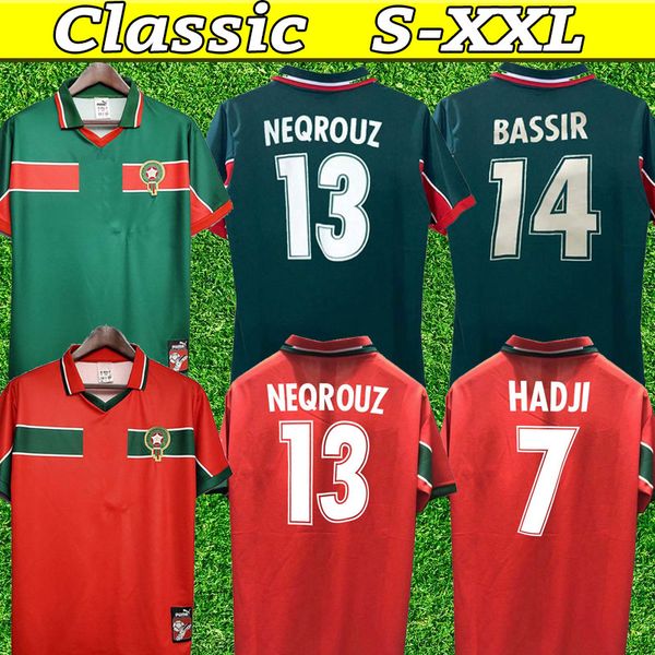 1998 retro morocco classic soccer jersey neqrouz bassir abrami ancient maillot hadji football shirt uniform suit kit el hadrioui, Black;yellow
1998 retro morocco classic soccer jersey neqrouz bassir abrami ancient maillot hadji football shirt uniform suit kit el hadrioui, Black;yellow