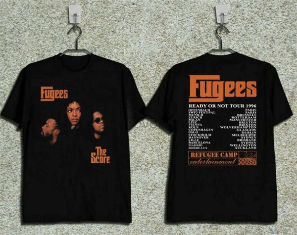 men's t-shirts fugees the score ready or not concert tour tshirt t shirtmen's, White;black
men's t-shirts fugees the score ready or not concert tour tshirt t shirtmen's, White;black