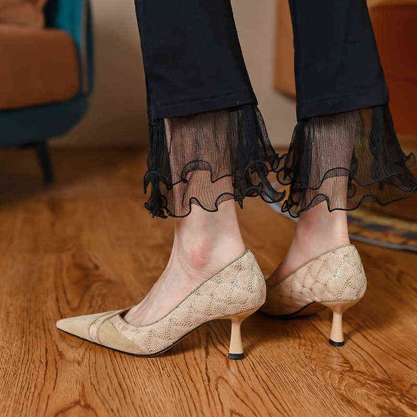 designer women's shoes boots fairy ~ exotic lace stitching french feminine pointed high heels 2022 spring ins elegant thin heel women&#, Black
designer women's shoes boots fairy ~ exotic lace stitching french feminine pointed high heels 2022 spring ins elegant thin heel women&#, Black