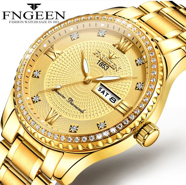 luxury men quartz watch brand steel calendar 30 meters waterproof men's gold clock for menes relogio masculino 220329, Slivery;brown
luxury men quartz watch brand steel calendar 30 meters waterproof men's gold clock for menes relogio masculino 220329, Slivery;brown