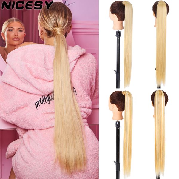costume accessories 34inch synthetic hair fiber heat-resistant straight hair ponytail fake hair chip-in extensions pony tail hairpiece, Silver
costume accessories 34inch synthetic hair fiber heat-resistant straight hair ponytail fake hair chip-in extensions pony tail hairpiece, Silver