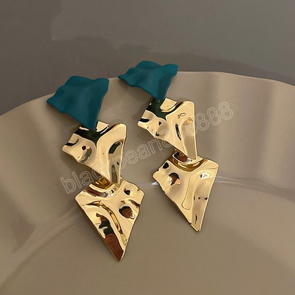 exaggeration pleated sequin triangular dangle earrings for women minority design personality atmosphere korean fashion gifts, Silver
exaggeration pleated sequin triangular dangle earrings for women minority design personality atmosphere korean fashion gifts, Silver