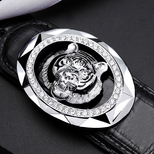 crocodile leather belt men's high-end brand genuine smooth buckle tiger head business 3.8cm width mens womens big fashion belts genuine, Black;brown
crocodile leather belt men's high-end brand genuine smooth buckle tiger head business 3.8cm width mens womens big fashion belts genuine, Black;brown