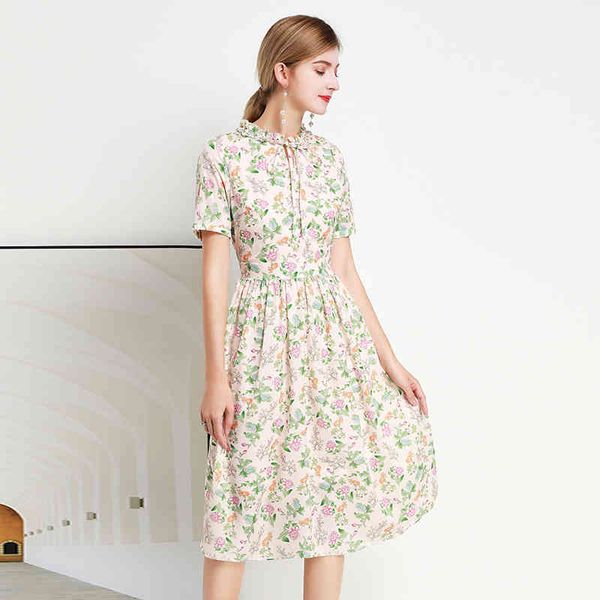 casual dresses sweet little fresh floral print dress middle style spring and summer women's with a slim waist a-shaped skirt, Black;gray
casual dresses sweet little fresh floral print dress middle style spring and summer women's with a slim waist a-shaped skirt, Black;gray