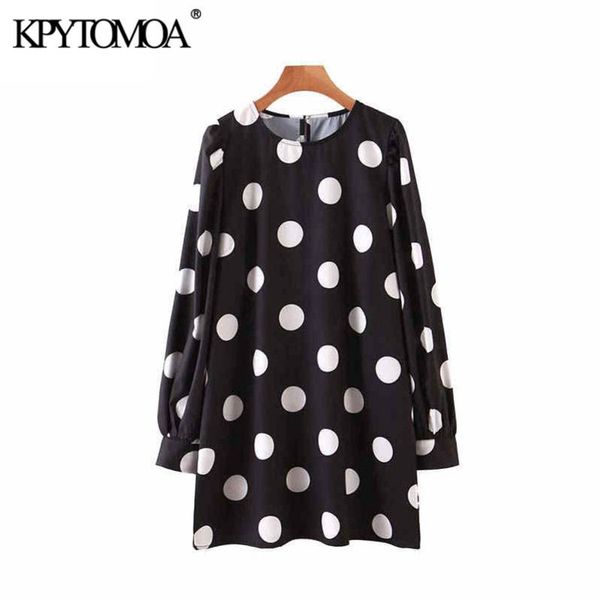 vintage elegant polka dot mini dres fashion o neck long sleeve office wear female dresses chic vestidos mujer y200805, Black;pink
vintage elegant polka dot mini dres fashion o neck long sleeve office wear female dresses chic vestidos mujer y200805, Black;pink