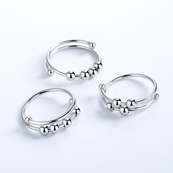 european and american new men's and women's rings cross-border creative stress relief accessories geometric beaded jewelry, Golden;silver
european and american new men's and women's rings cross-border creative stress relief accessories geometric beaded jewelry, Golden;silver