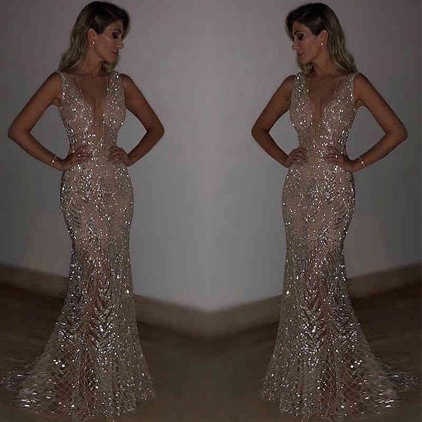 evening dresses dress toasting sleeveless deep v sequin, Black;red