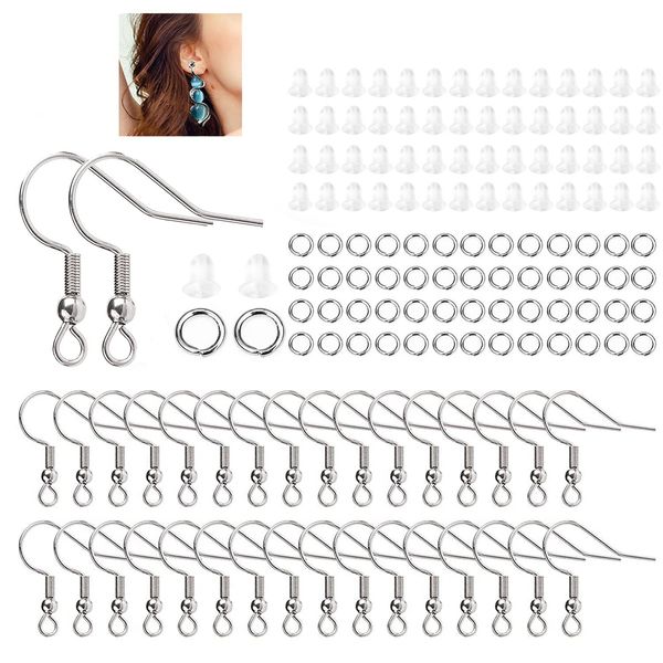 charm hypoallergenic earring hooks kit open jump rings back earrings making f ambqm, Golden
charm hypoallergenic earring hooks kit open jump rings back earrings making f ambqm, Golden