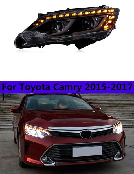 led headlight for toyota camry 15-17 drl head lights running light turn signal angel eye halogen bulb high/low beam lens
led headlight for toyota camry 15-17 drl head lights running light turn signal angel eye halogen bulb high/low beam lens