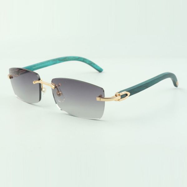 plain sunglasses 3524012 with teal wooden sticks and 56mm lenses for unisex, White;black 
plain sunglasses 3524012 with teal wooden sticks and 56mm lenses for unisex, White;black