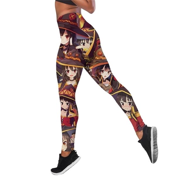 women leggings anime megumin konosuba print high waist elasticity legging 3d female for outdoor fitness jogging pants w220617, Black
women leggings anime megumin konosuba print high waist elasticity legging 3d female for outdoor fitness jogging pants w220617, Black
