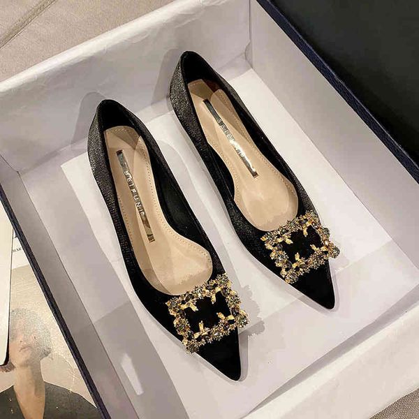 sandals thick heel flat women's pointed fashion shallow mouth professional working single shoes in autumn 78ze, Black
sandals thick heel flat women's pointed fashion shallow mouth professional working single shoes in autumn 78ze, Black