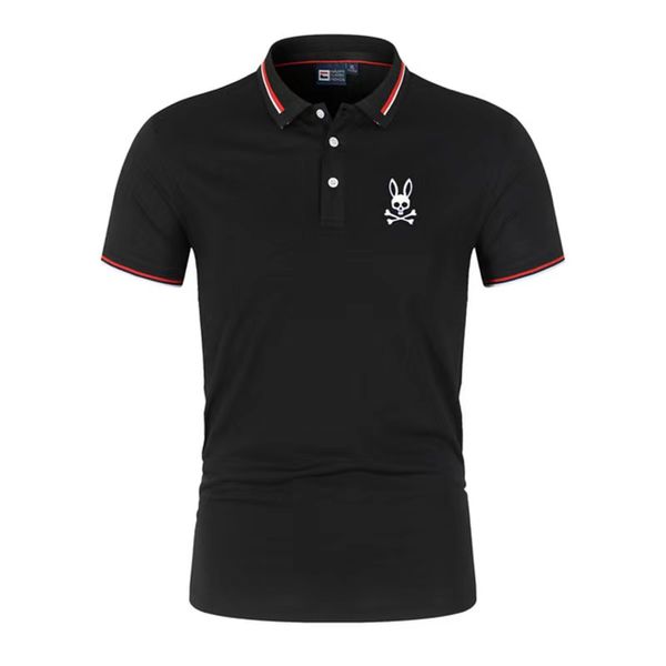 summer men's polo shirt lapel fashion comfortable breathable short sleeve t-shirt printing micro label ghost rabbit selling, White;black
summer men's polo shirt lapel fashion comfortable breathable short sleeve t-shirt printing micro label ghost rabbit selling, White;black
