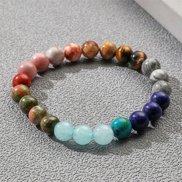 8mm natural crystal stone beaded strands colorful elastic charm bracelets for women men handmade energy yoga jewelry, Black
8mm natural crystal stone beaded strands colorful elastic charm bracelets for women men handmade energy yoga jewelry, Black