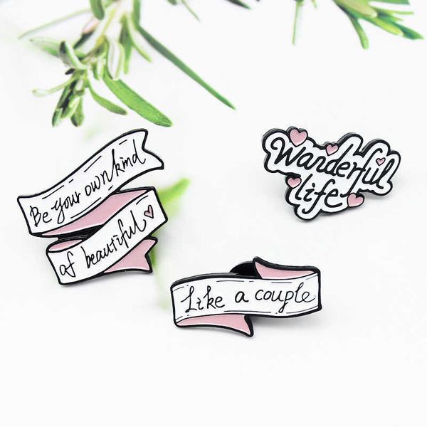 popular english letter ribbon series alloy brooch perfect life simple letter badge, Gray
popular english letter ribbon series alloy brooch perfect life simple letter badge, Gray