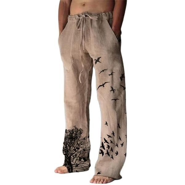 men pants casual stylish flying bird print laceup mid waist vintage long pants male trousers streetwear autumn winter 220713, Black
men pants casual stylish flying bird print laceup mid waist vintage long pants male trousers streetwear autumn winter 220713, Black